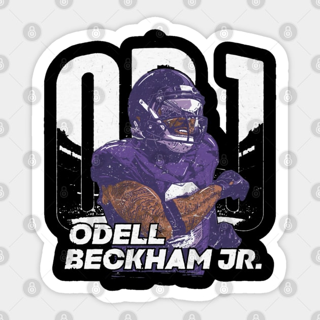 Odell Beckham Jr. Baltimore Player Name Sticker by ClarityMacaws